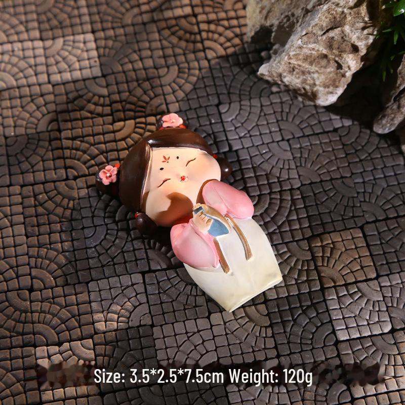 

Креативный держатель для телефона в стиле династии Тан: Изысканный орнамент из смолы Ancient style ornaments series