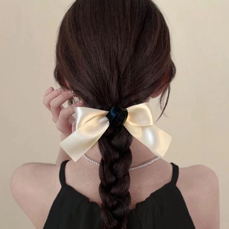 2Pcs  Bow Hair Clips For Women Vintage Bowknot Side Hairpin Cute Girls Barrettes Headdress Hair Accessories