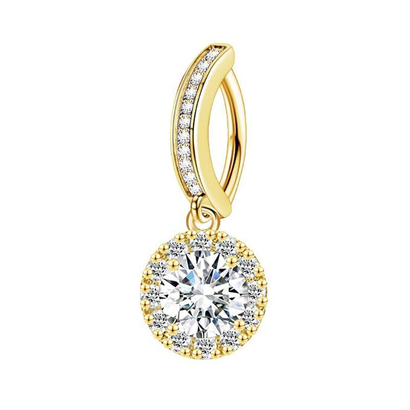 Fashion Exquisite Butterfly Belly Button Sexy Body Piercing Jewelry For Women Zircon Navel Barbell Fashion Belly Rings Gifts