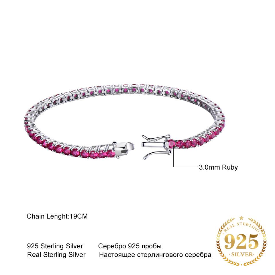 Umcho Armband aus Rubin in kräftiger Farbe