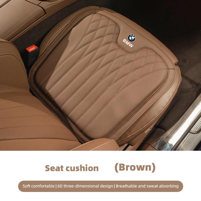 Nappa Leather Car Seat Cover Four Season Cushion Lumbar Pillow Sticker For BMW X1 X3 X4 X5 E46 E90 F20 E60 E39 F10 M1 M2 M3 M5 M NNM1