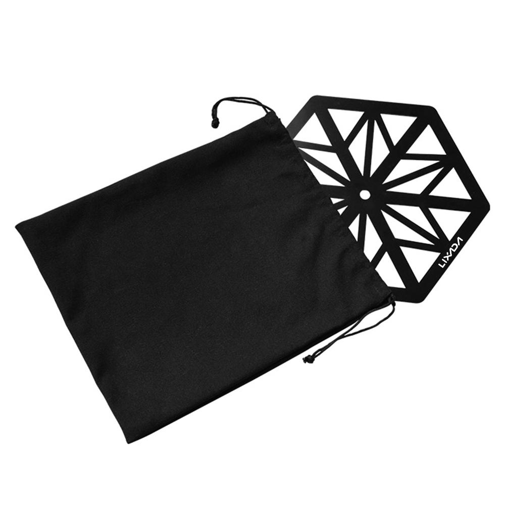 Lixada Portable Light Pole Tray Lightweight Stainless Steel Lamp Pole Tray