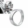 7 Inch Chrome Headlight Trim Ring Bezel Motorcycle Headlamp Decor Cover Accessories for Harley Touring Street Glide 1983-2013