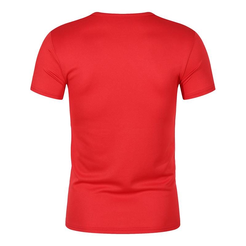 180 г 100D Marathon Быстросохнущая футболка из спортивного материала с круглым вырезом — фото 3