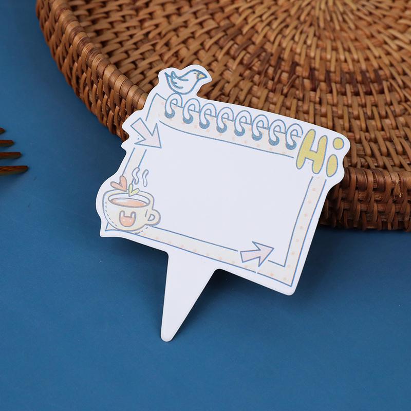 Writable Cloud Topper Greeting Card for Cake Decoration - Birthday & Dessert Table Accessory