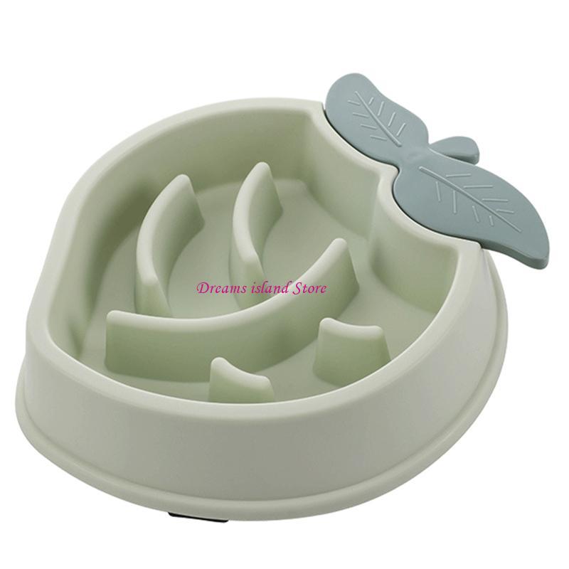 

Slow Feeder Dog Bowl No Choking Bloat Stop Fun Puppy Water Bowls HX6C зелений