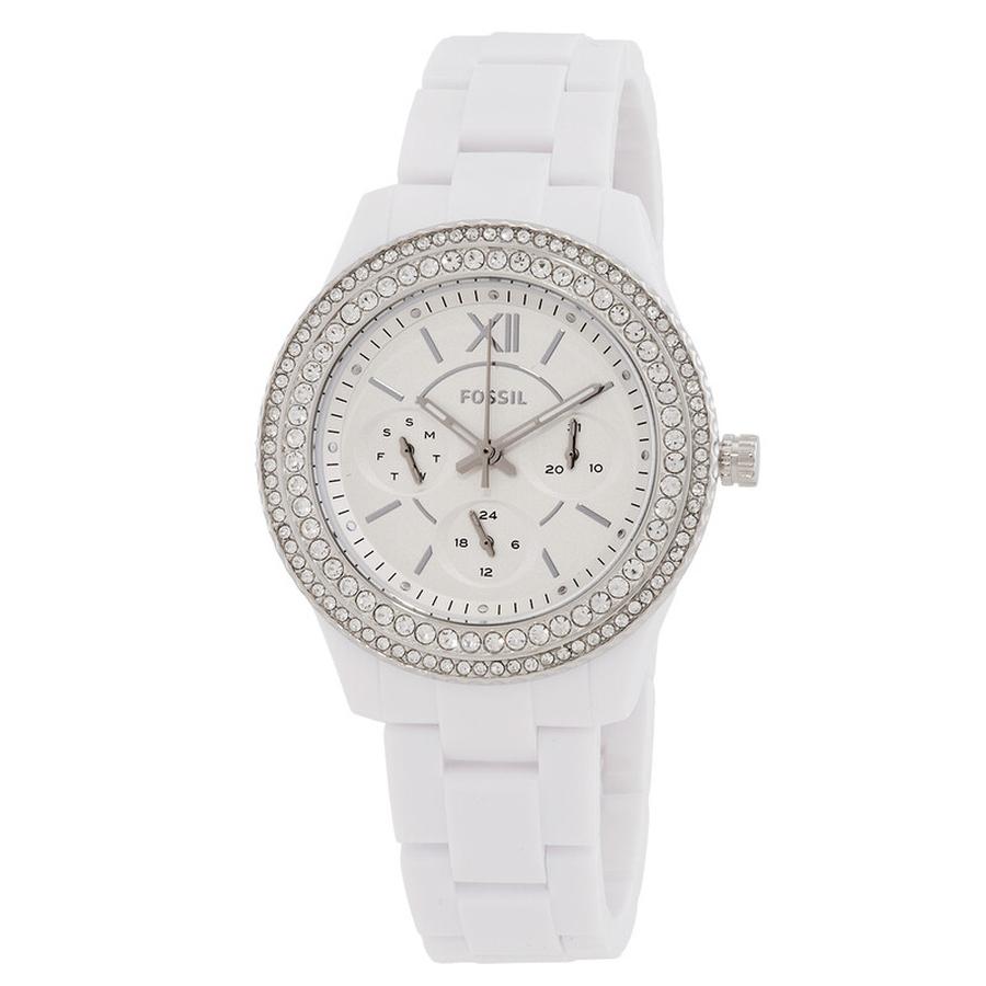 Fossil sieviešu kvarca pulkstenis ES5151 white
