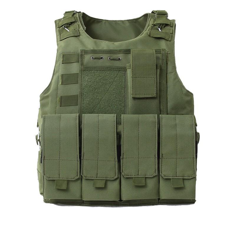 Vest Camouflage Multi-functional Stab-resistant Suit Steel Wire Quick-release Amphibious Three-level Armor Lightweight