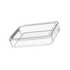 File Container Box Organizer Clear with Lid magazine Desk Home