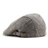 Beret fashion herringbone plaid duck tongue outdoor sports visor pure cotton old man hat new forward hat