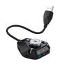 USB Sound Card External Sound Card with 3x3.5mm 2xUSB 1xType C Port Sound Adapter for Desktop PC Laptop Headphone