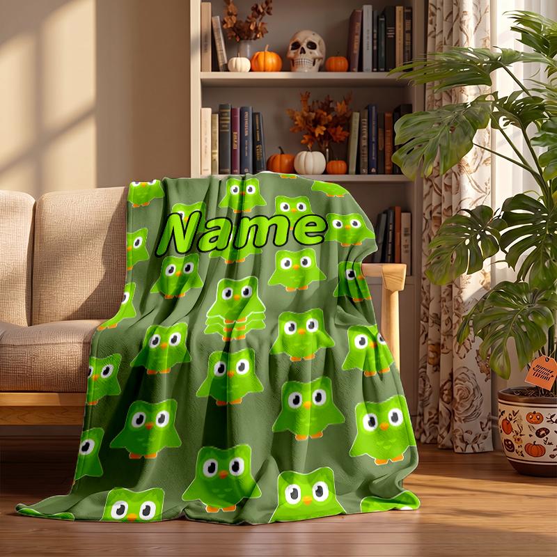 doulingo Custom Flannel Blankets Soft Warm Cozy Throws for Home Decor Holiday Gifts