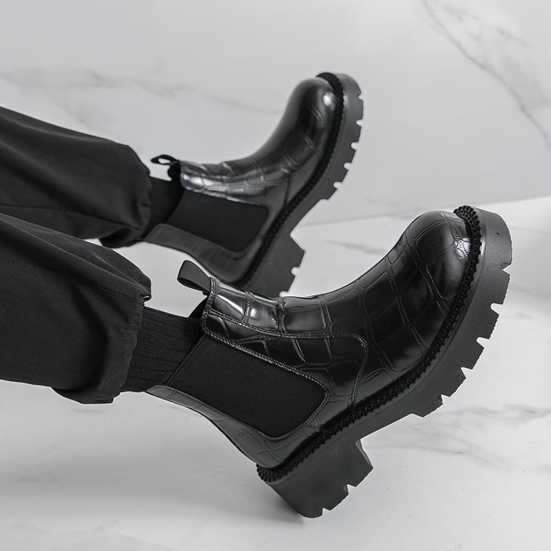 Martin boots Derby casual business platform high-top boots