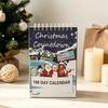 Christmas Countdown Decor 2027 Advent Calendar, 100 Days Desktop Seasonal Gift for Friends Paper Flip Desk Calendar Home Office Daily Page Turning