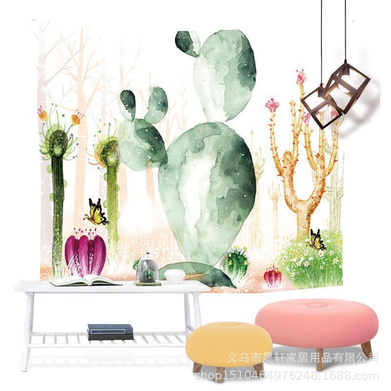 Tapestry Green Plants Cacti 75x100