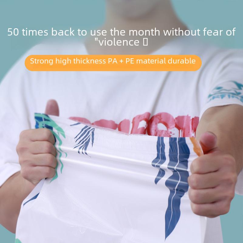 Baiyite Vakuový úložný vak ve stylu listu na přikrývky a oblečení