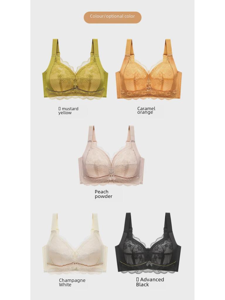 Summer Ultra-Thin Wireless Full Cup Bra: Enhances Shape & Prevents Sagging