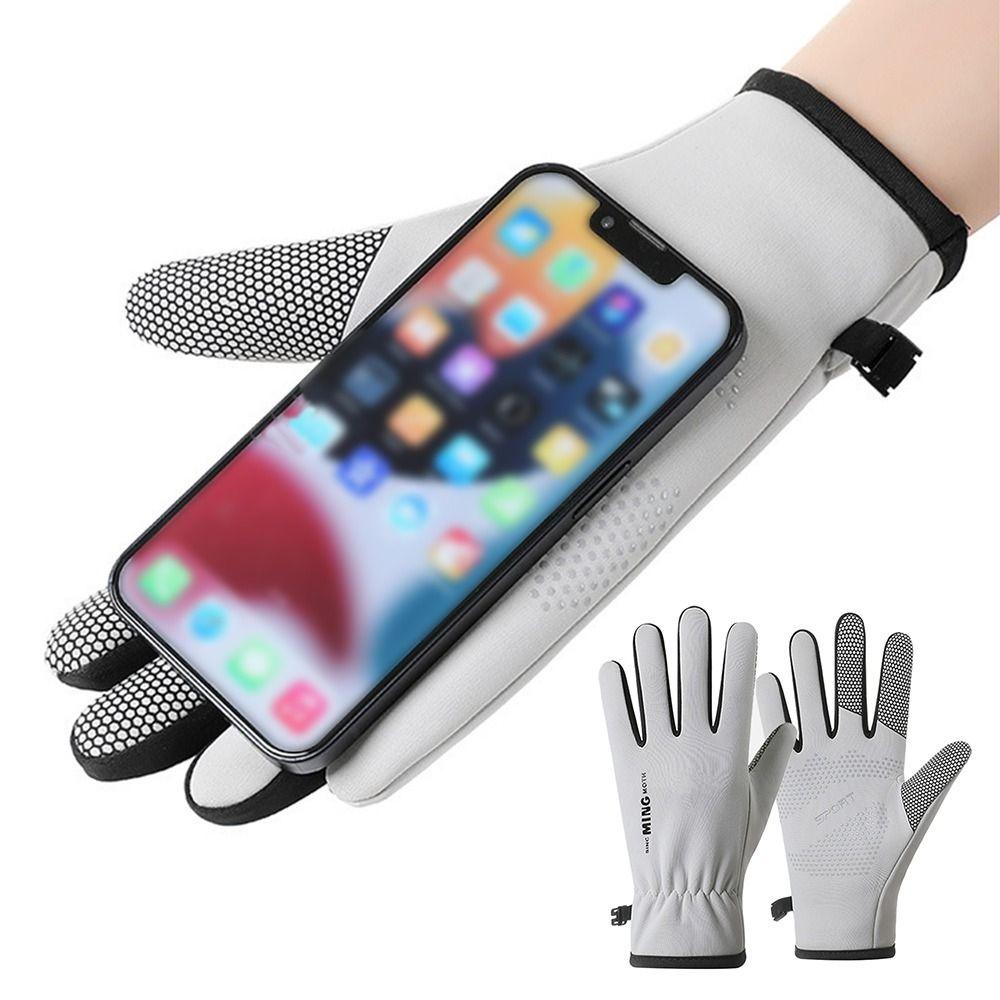 Lining Fleece Winter Gloves Nonslip Touchscreen Mitten Fashion Ski Gloves  Fishing
