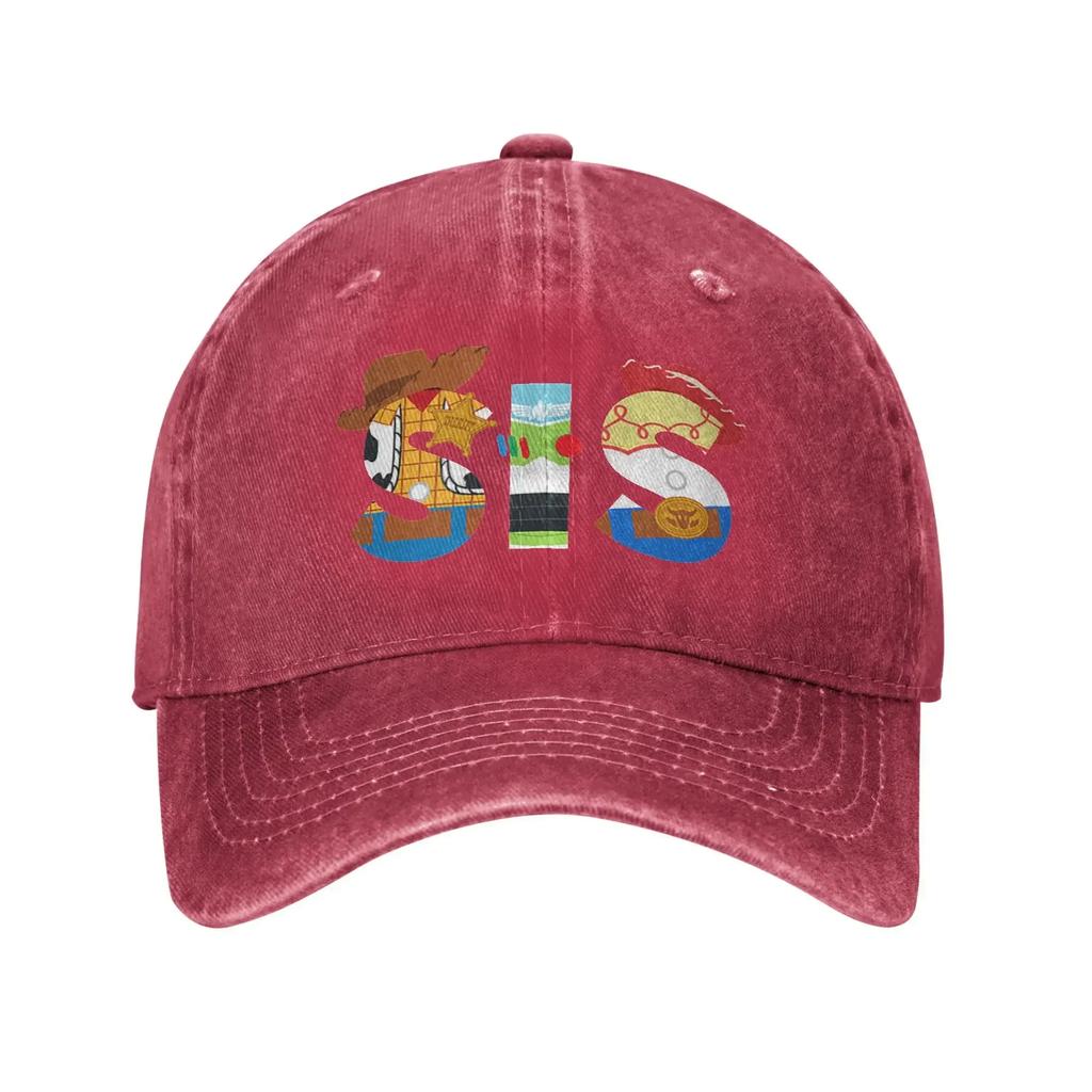 Sis Sister Family Birthday Baseball Cap Classic Distressed Denim Snapback Hat for Men Women Outdoor Gift Caps Hat