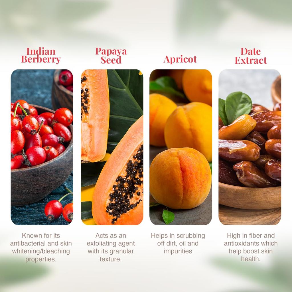 VLCC Indian Berberry Face Scrub 80 G Exfoliating Skin Smoother For Clear Radiant Texture And Gentle Deep Cleansing Care