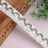 14M Lace Trim Ribbon Bordered Curtain Accessories for Sofa Pillow Fringe Diy Craft Dress Stage Garment Decor