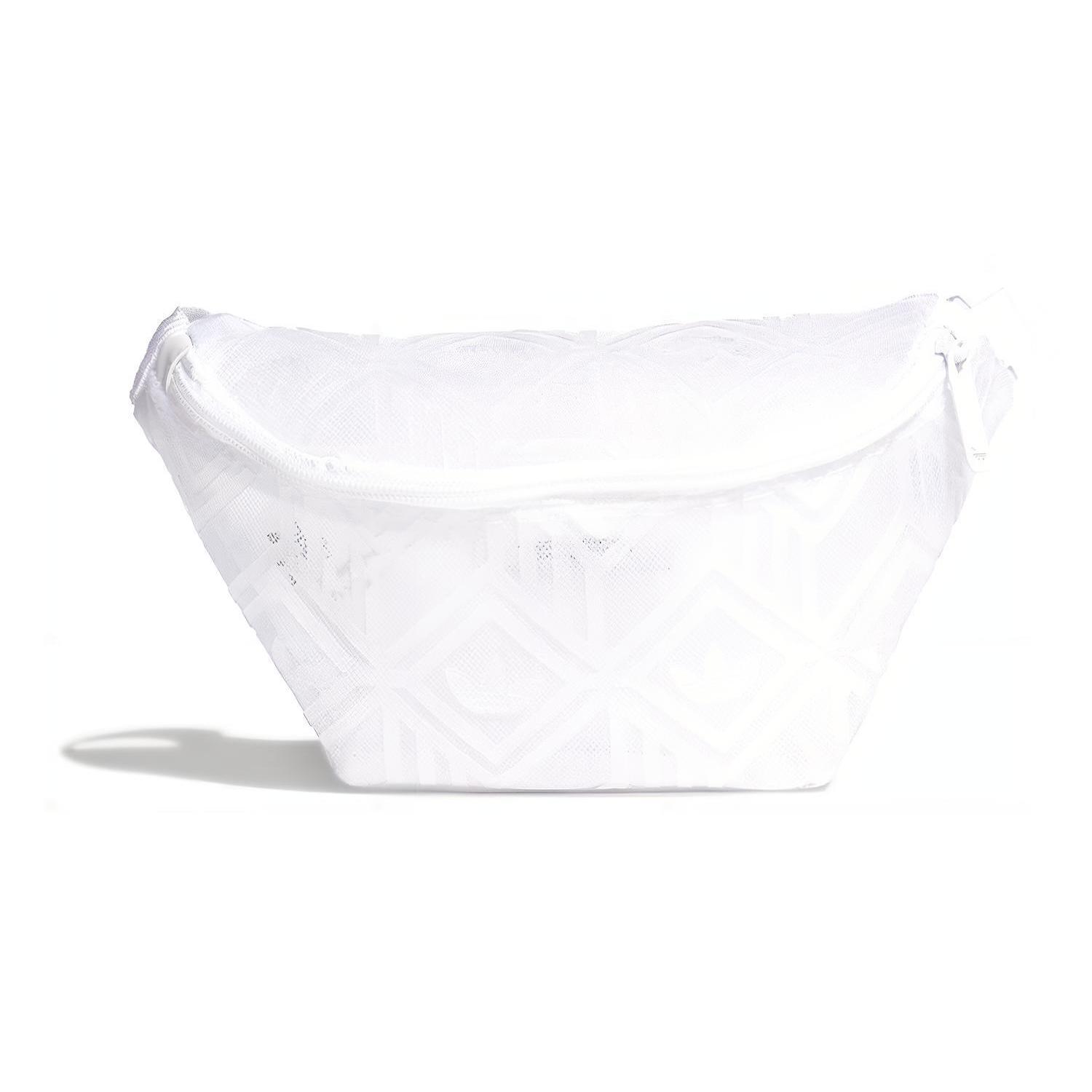 

New Adidas Originals Polyurethane Fanny Pack Sling Bag Sports Crossbody Bag Regular Unisex White GN3039 21.1*7.1*8.9CM