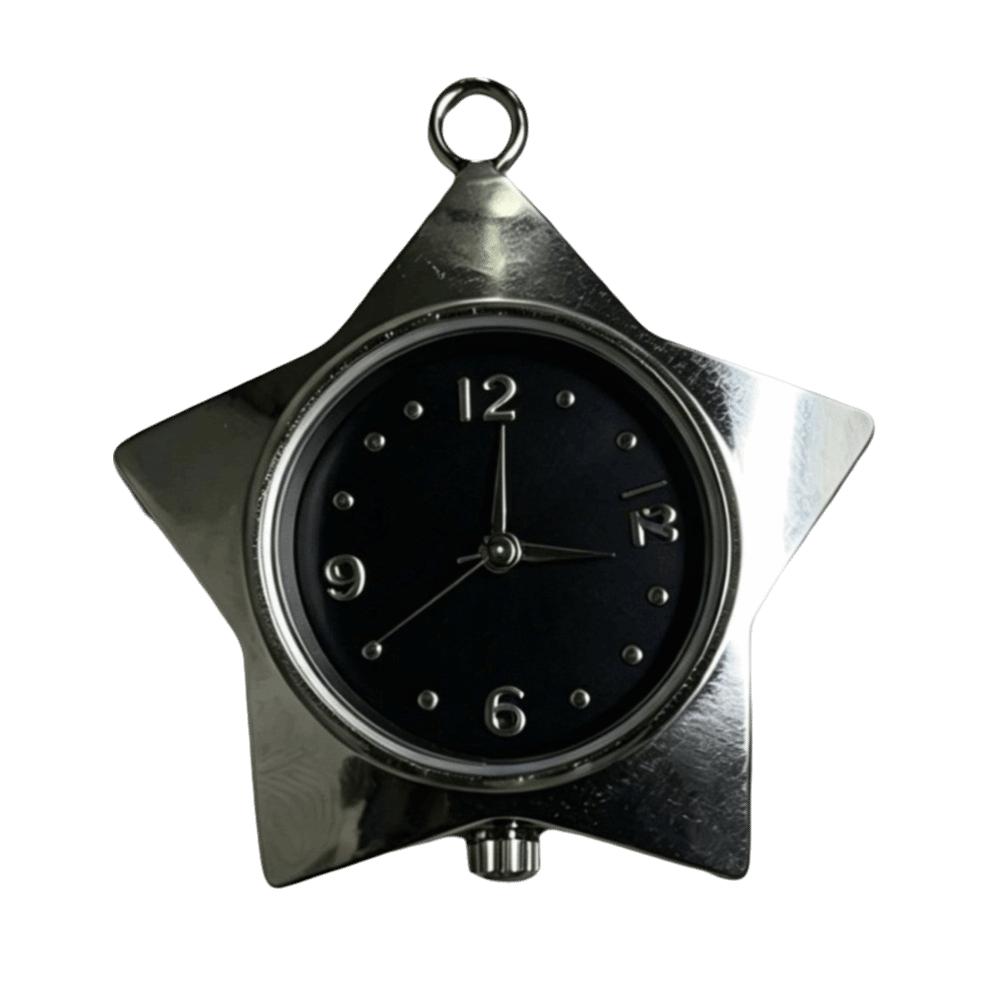 Star Design Pocket Watch Pendant Retro Style Pocket Watch Gift Keychain Ornaments Gift Giving