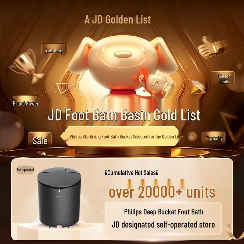 Philips Automatic Foot Spa Massager with UV Sterilization
