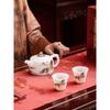 Dunhuang Art Ice-Jade Porcelain Jinglan Tea Set