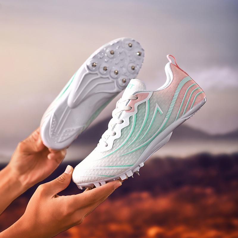 Outdoor Men Sneakers Anti Slip Track and Field Jumping Running Shoes Unisex Nail Shoes Short Distance Training Sports Shoes