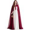 Costume da Strega con Mantello di Halloween Lunga Mantella in Rete Outfit Cosplay Festa Performance Mietitore Costume da Fantasma Accessorio per Travestimento Teatrale per Adulti