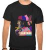 Santana Pop Rock Musik Schwarzes T-Shirt 1155