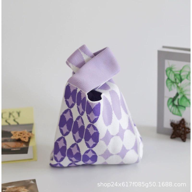 High quality thickened birthday banquet baby gift bag knitted bag gift woven bag handbag tote bag women's bag