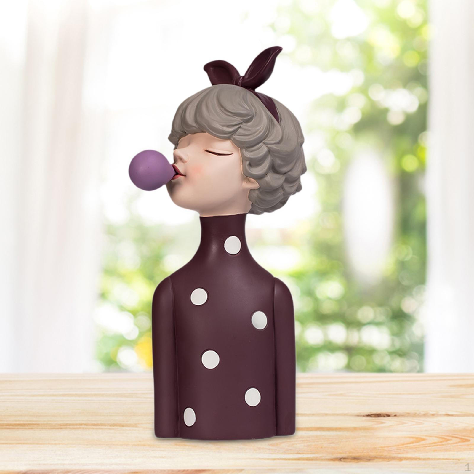 Декорация Статуэтка Девочки Декоративная Современная Креативная Фигурка Скульптура для Веранды Книжного Шкафа Гостиной