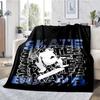 skateboard Theme Printed Blanket - Perfect for Couch, Bed, Travel & Outdoor Use | Machine Washable, Cozy & Durable.