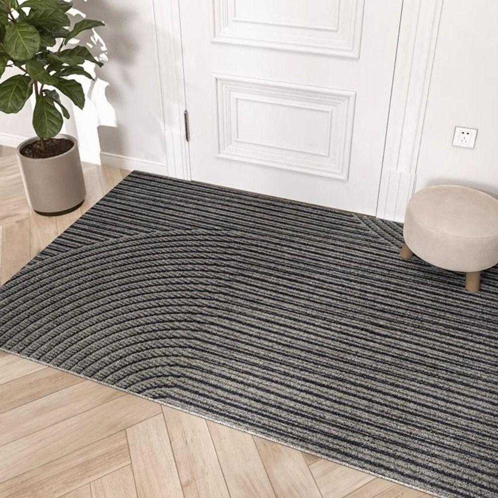 Waterproof Welcome Door Mats Geometric Wave Pattern Floor Mat Bath Mat Door Rug  Garden