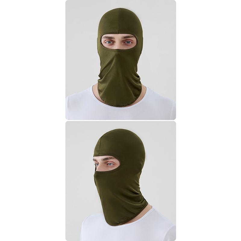 Motorcycle Face Mask Outdoor Cool Sunscreen Balaclava Lycra Moto Biker Wind Cap Mask Windproof Bicycle Cycling Headgear
