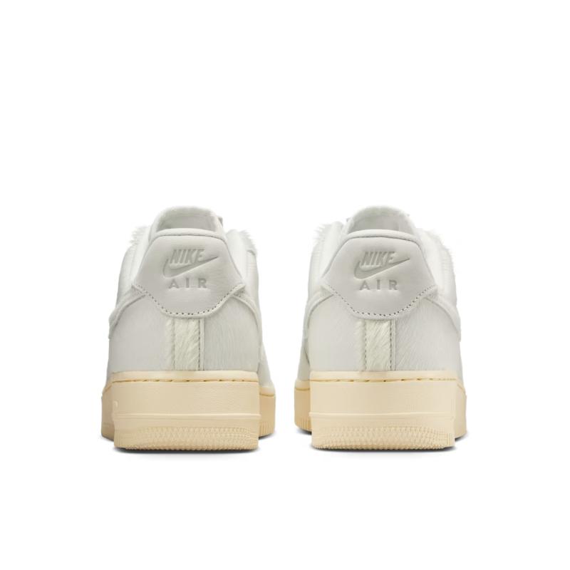 Nike Air Force 1 Slip Resistant Abrasion Resistant Low top Skateboard Shoes Women's Beige II7398-100