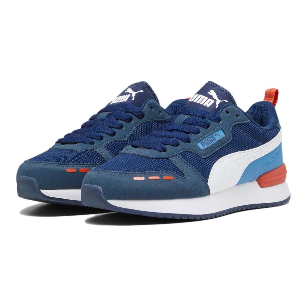 Puma R78 Comfortable Classic Simple Versatile Daily American Retro Fashion Trend Campus Low-Top Kids Casual Shoes Kids Casual Shoes Blue 373616-39