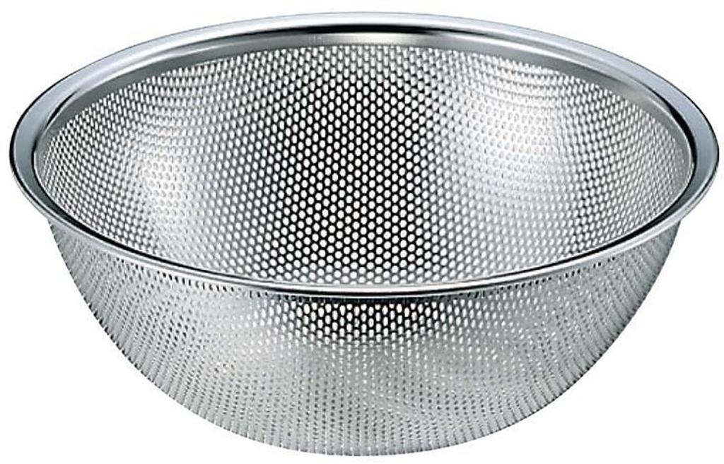 Fujii Kibutsu Seisakusho Mesh Bowl in 30cm 18-8 (Made Japan)