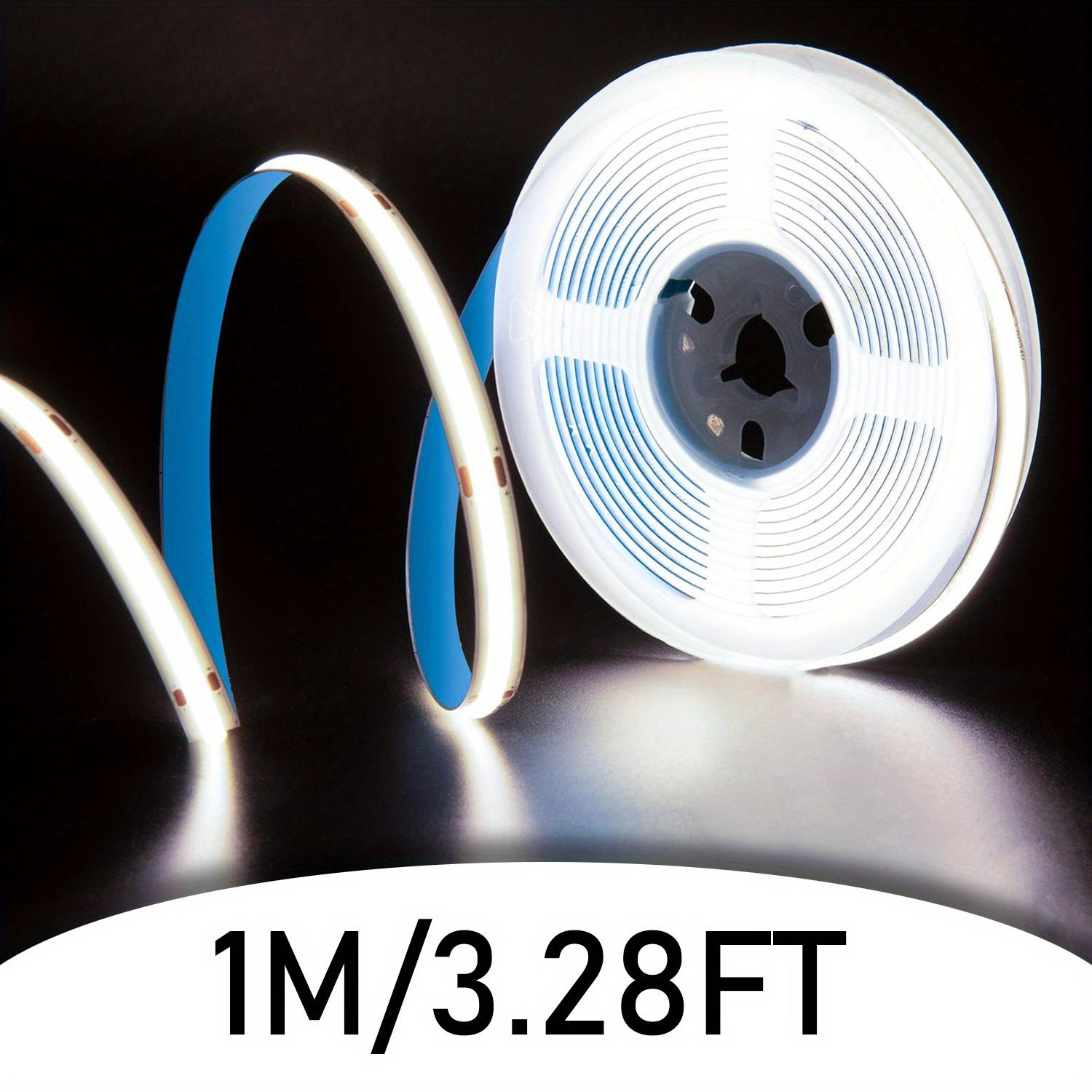 

Светодиодная лента COB высокой плотности, гибкая лента, веревка, USB 5 В, 320 светодиодов/м, кнопочный переключатель, подсветка своими руками для кухни, комнаты, телевизора, зеркала 1m