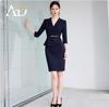AD Navy Blue Women's Blazer Dress - 2025 Spring Style, High-End Professional Workwear, Goddess-Like Elegance