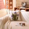 American Cotton Pillowcase Fabric Sofa & Bed Cushion Cover, Washable