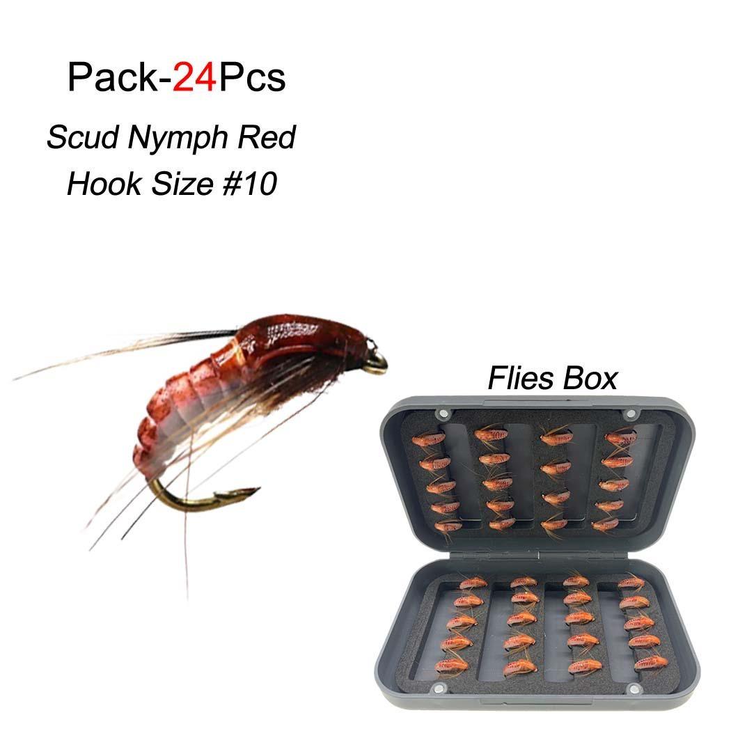 

24 шт./кор., рыболовная приманка, насекомые, разные стили, лососевые мухи, форель, сухая нахлыстовая приманка Style 6/24Pcs