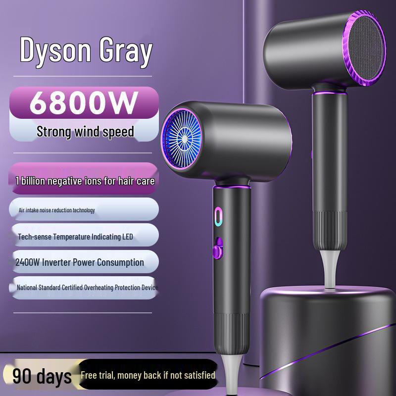 Official Silent High-Power Hotel & Salon Hair Dryer - Quick-Dry & Large Wind Volume