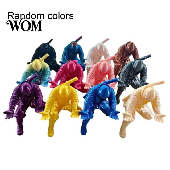 Office Desk Accessory 3D Printed Ninja Pen Holder, Unique Figurine, Creative Decorative Cup Desktop Organizer, Decor Craft for Storage Elegant Holder