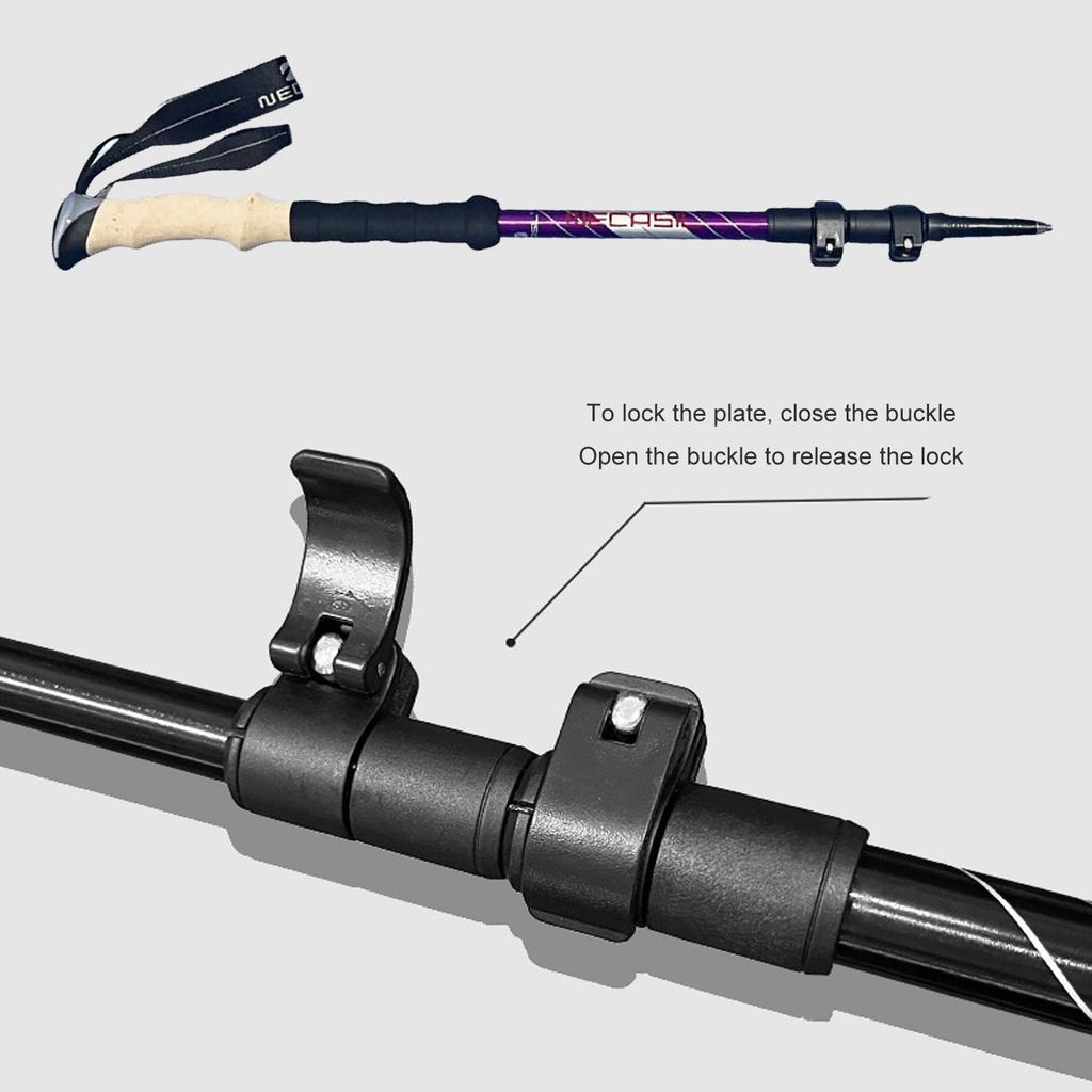 Aluminiumlegierung Wanderstöcke Teleskopstöcke Leichtgewicht Wanderstock für Wandern und Jagen