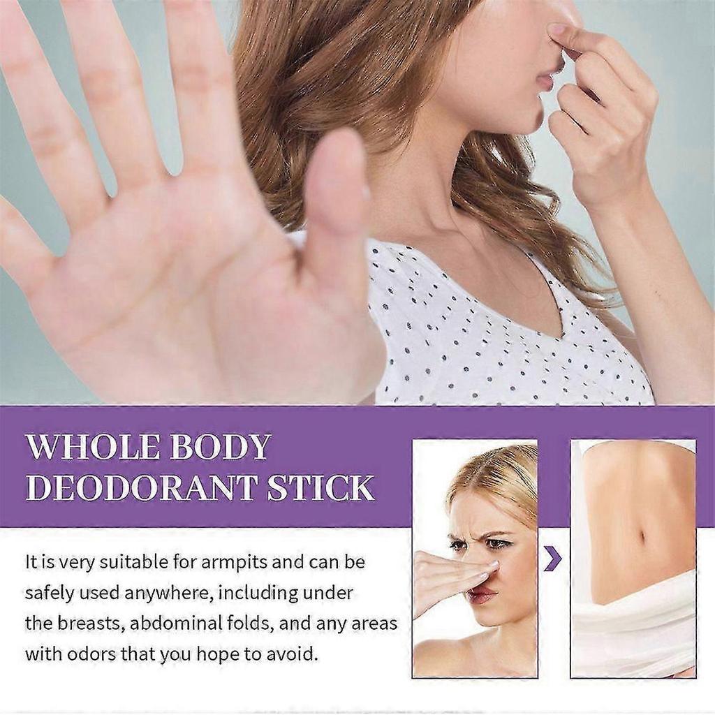Women's Full Body Deodorant Stick Aluminum-Free Deodorant Stick 72 Hour
