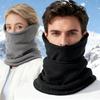 Cold Weather Neck and Ski Gloves Warmer Gaiter Winter Fleece Face Cover Cycling Running Hiking Skiing Thermal Mask Scarf Set