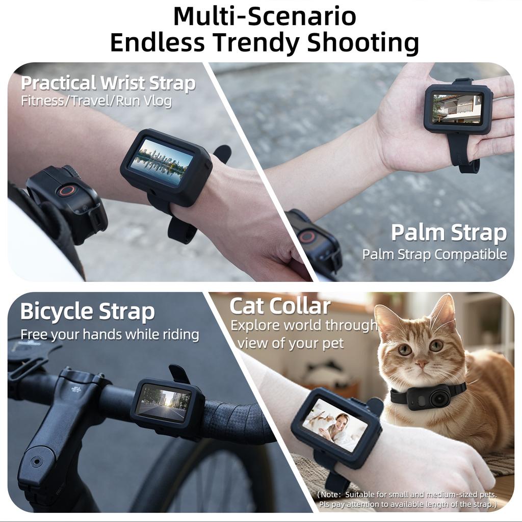 Vision Dock Strap Silicone Cover for DJI Osmo Nano Anti-Scratch Anti-lost Protective Case For DJI Osmo Nano Camera Accessories